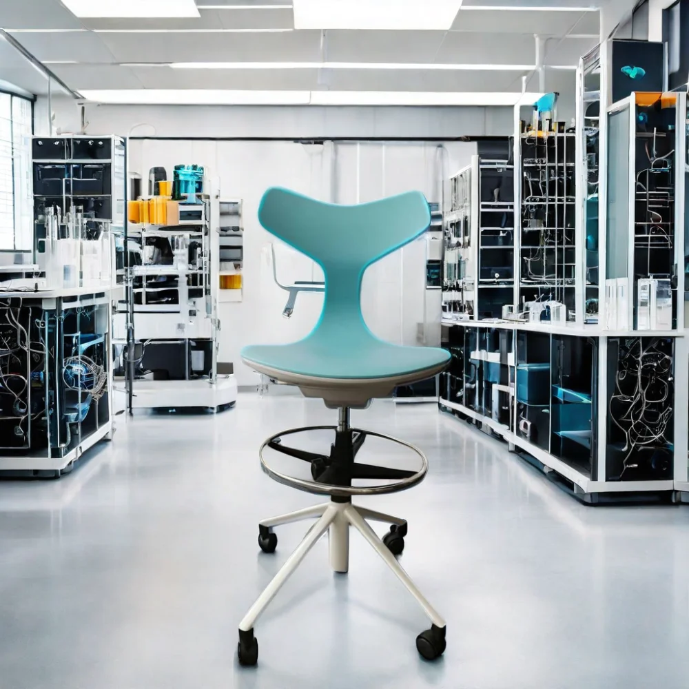 GS-1830A-2 Whale Design Height Adjustable Armless PP Lab Chair for Home Office Bedroom hotel Workshop or Hospital