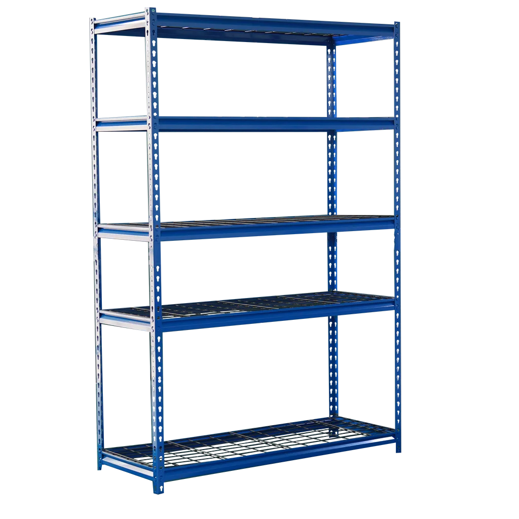 Motorized supermarket standing angle   wire shelving rack  shelf unit