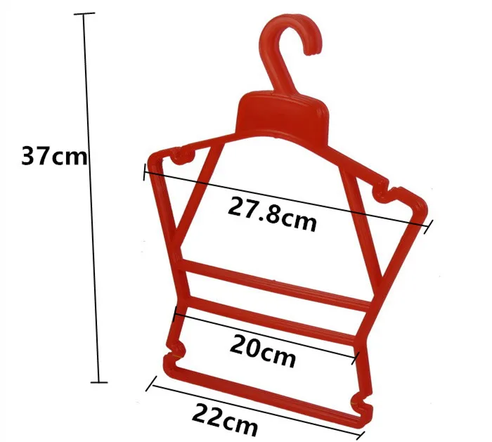 High Quality Multi Color Children Baby Hangers 2 Piece Set Plastic Clothes Hanger For Cloths