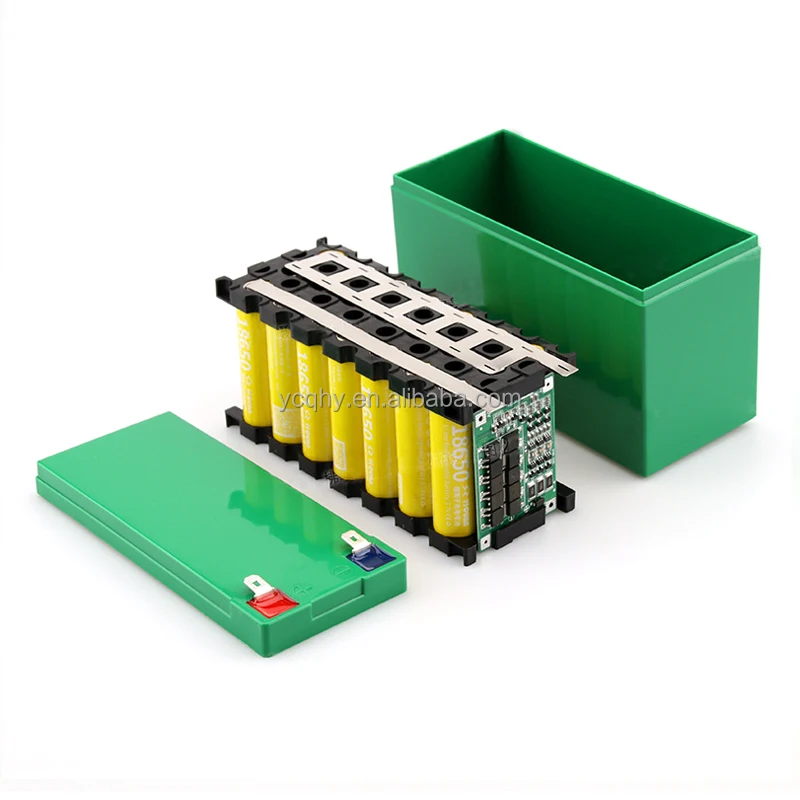 yichun qihangyi 12v 7ah battery box 18650 3*7 box battery storage box 3x7 18650 40a