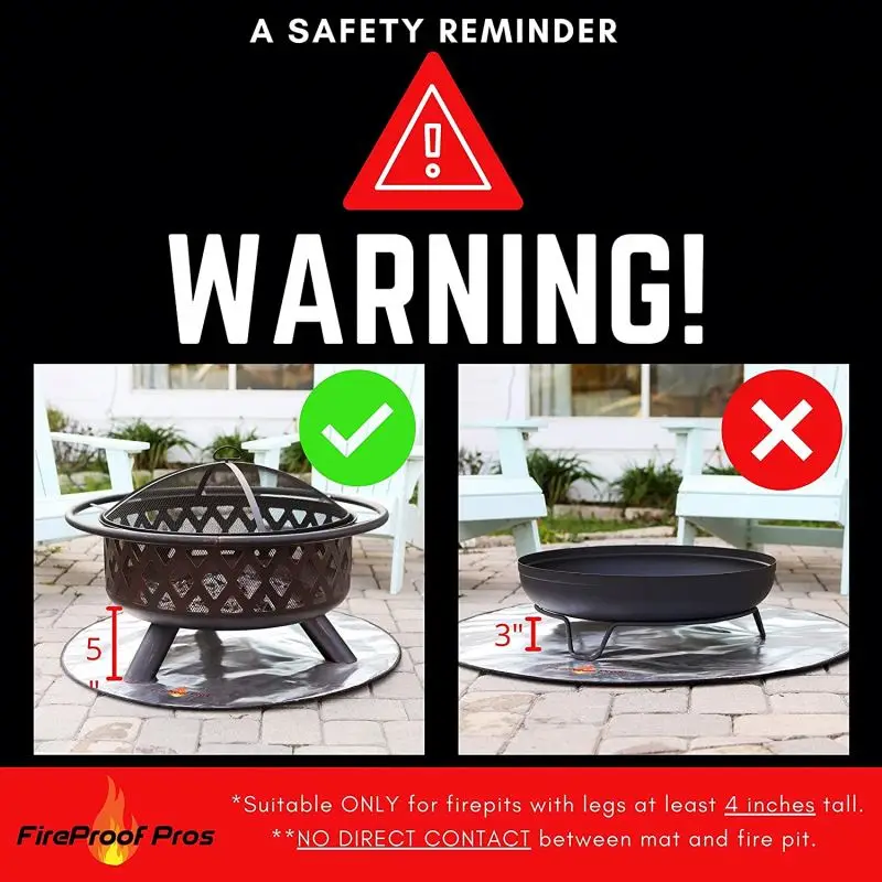  Огнестойкий пожарный Пит мат барбекю огнезащитный Подушка Одеяло