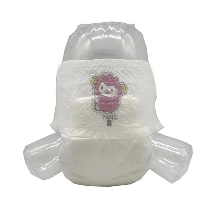 Free Samples Cheap Price High Quality Soft Breathable Baby Diaper Pants A Grade Disposable Cotton Baby Diaper Training Pants