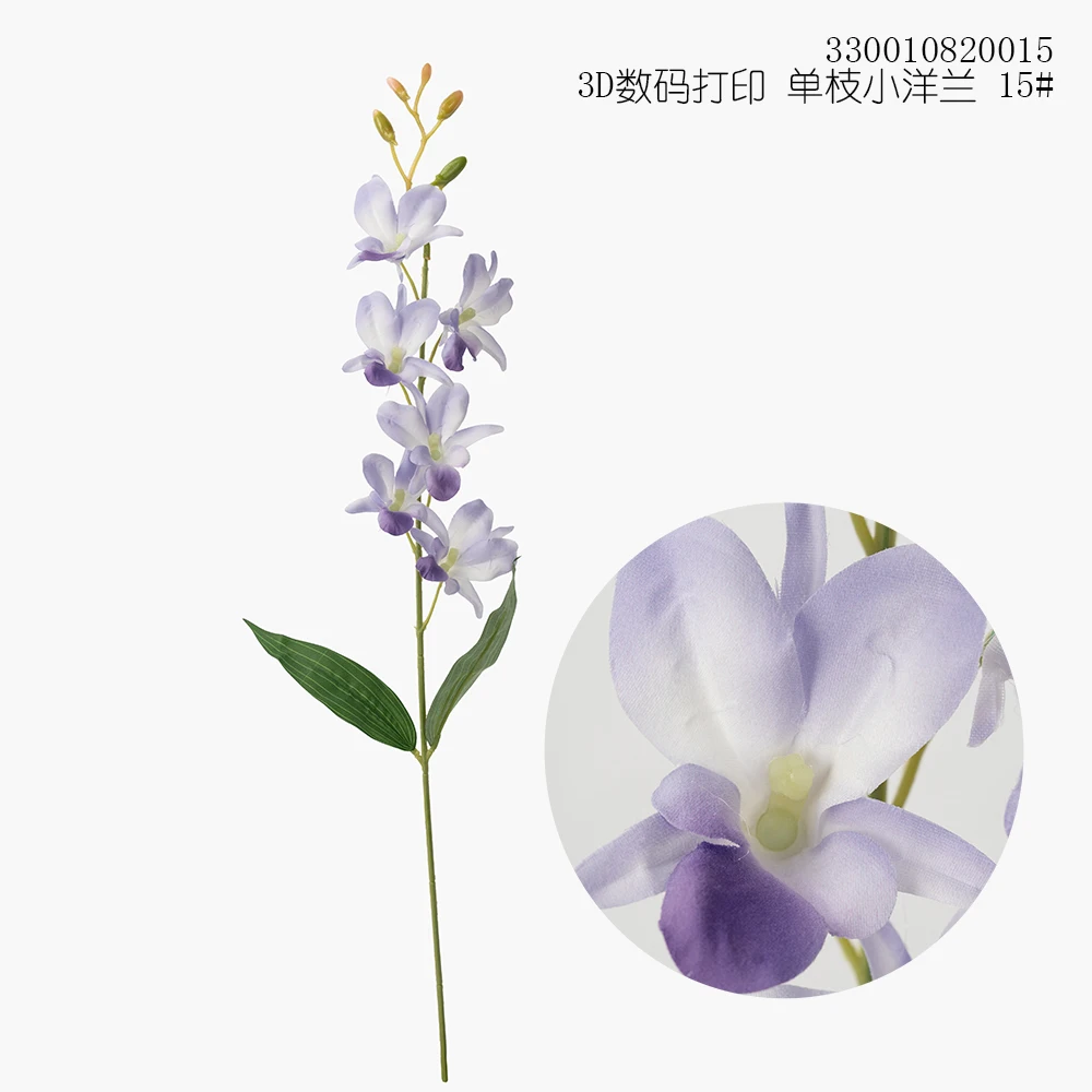 cheap wholesale factory direct 3D printing cattleya landscaping wedding decoration artificial flower
