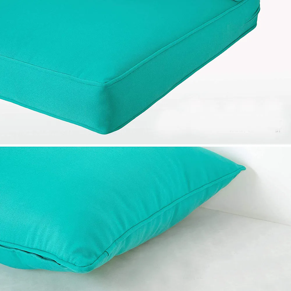 Deep Seat Patio Cushions 24x24 Outdoor Breathable Water-Resistant Soft Cushion With Back Cushions For Backyard Couch Sofa