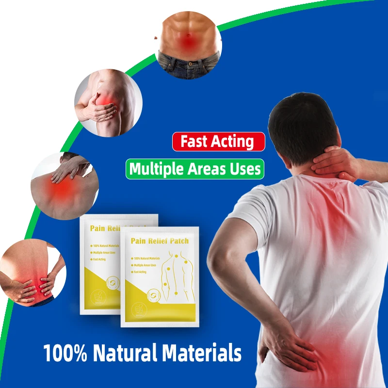 Fast relieving adhesive medical self-heating pain relief patch back pain relief patch