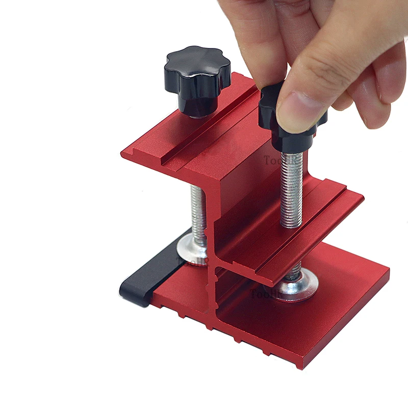 Woodworking Splicing Board Fixed Clip Cutting Parallel Clamp Woodworking Desktop Quick Clamp Aluminum
