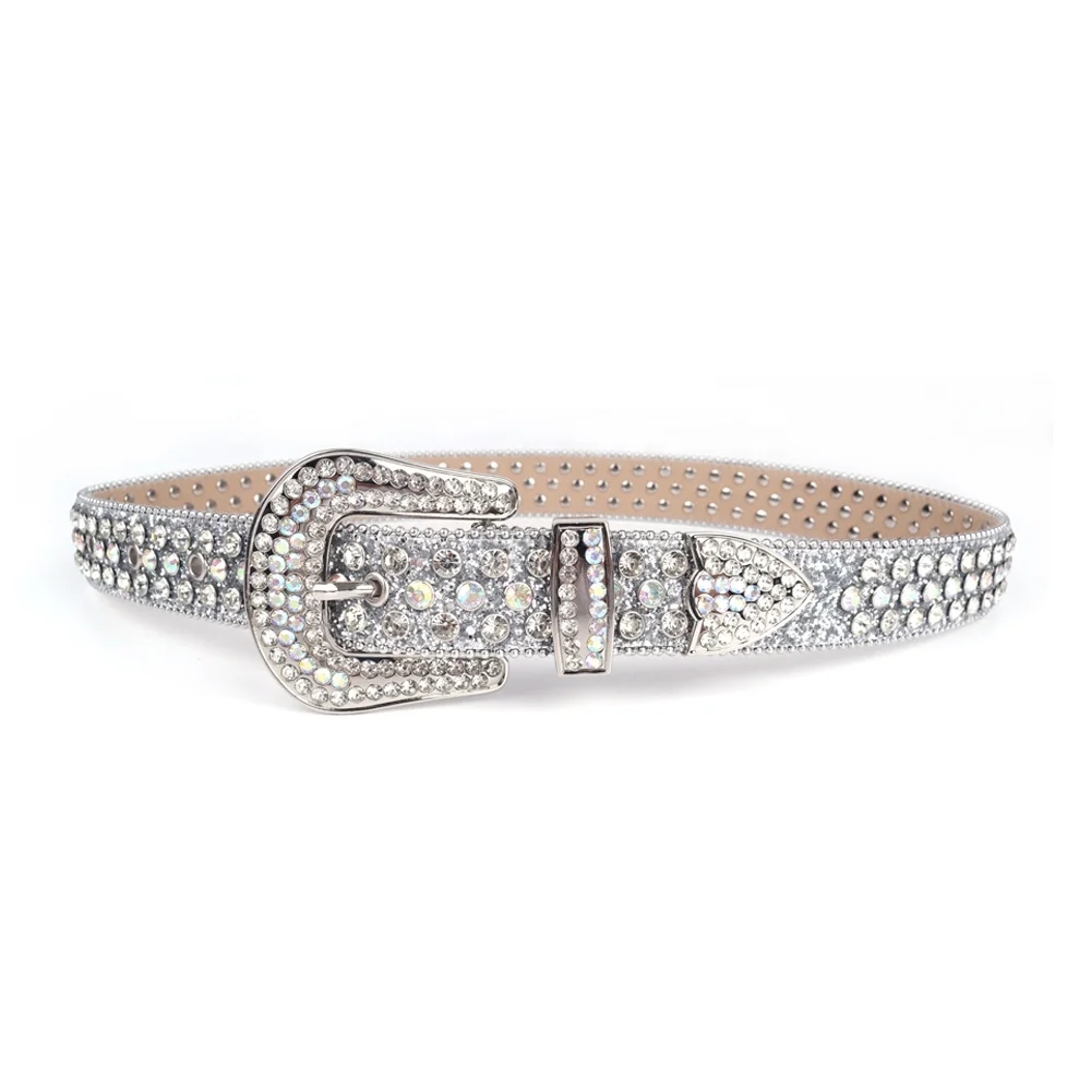 TENGMEI Argent Bling Bling Kid Diamond Belts Hot Sales Rhinestone Waist Belt For Children