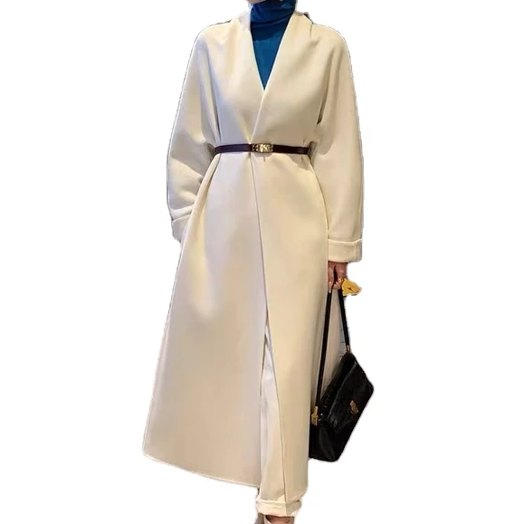 Europe wholesale high quality women winter long clothes ladies luxury plus size cashmere wool coats women