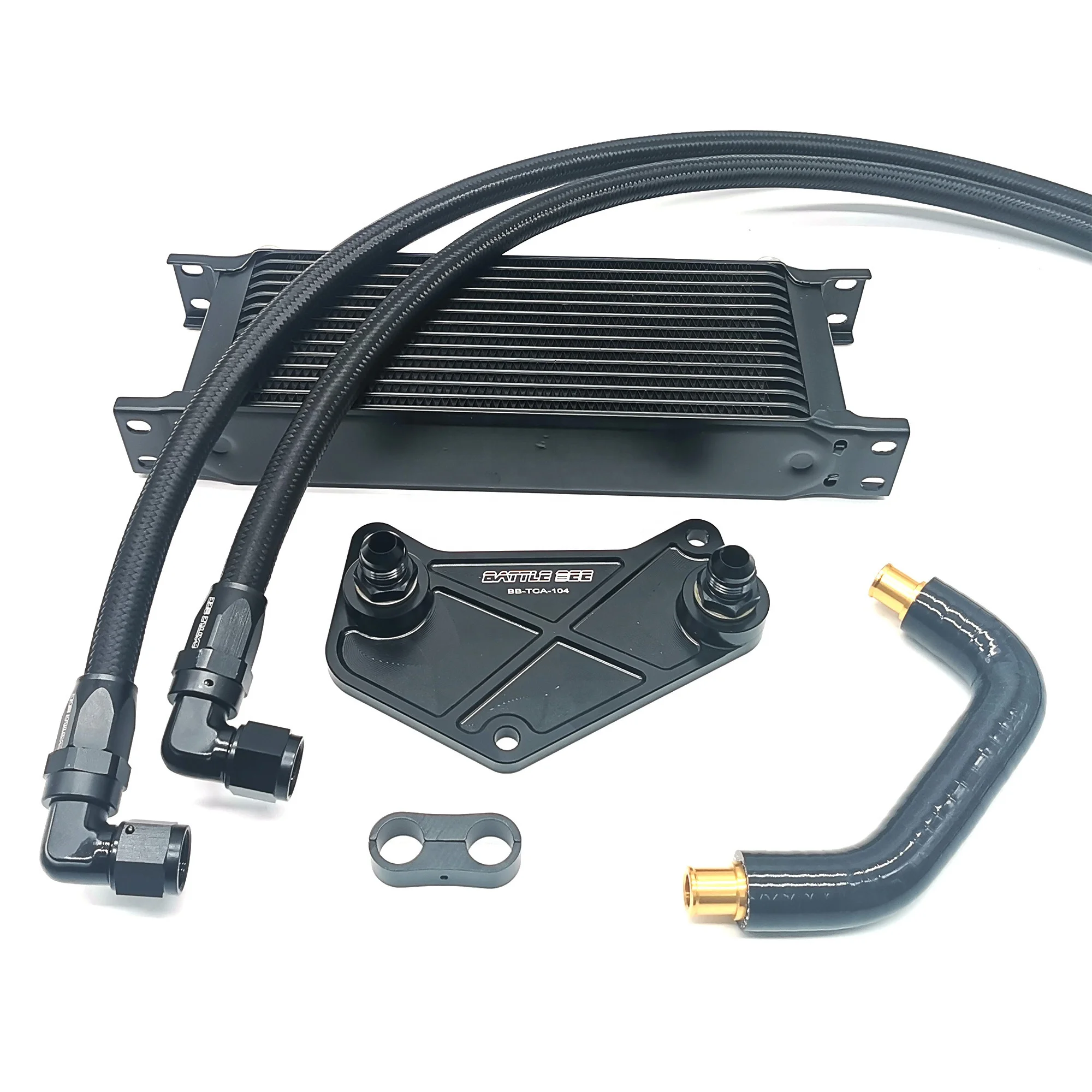 SYPES Hot 1 set of gearbox  Original Cold Cooler CNC Aluminum Oil Cooler for VAG Volkswagen Audi Golf 6-speed DSG oil cooler kit