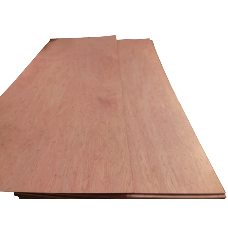 2.7mm 3.2mm Bintangor Okoume Veneer Faced Door Skin Furniture Plywood