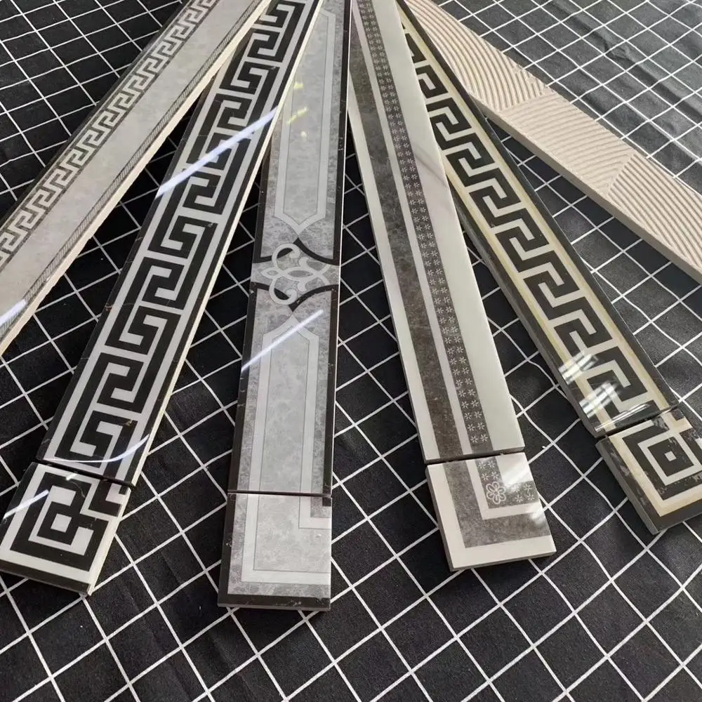 Мраморная керамическая пограничная плитка и настенная плитка Пограничный дизайн