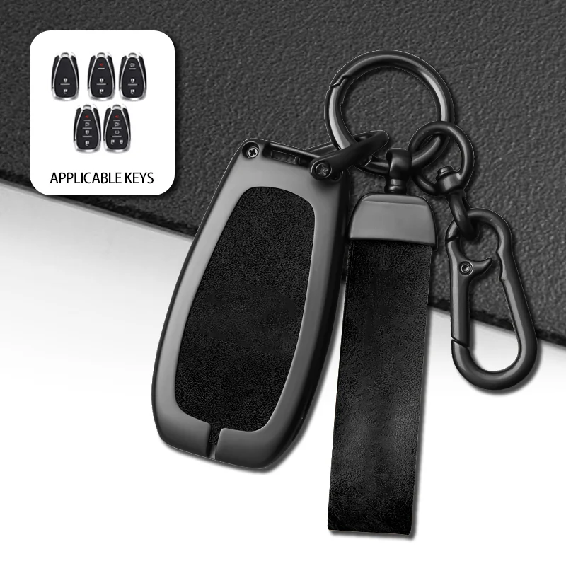Car Key Case For Chevrolet Chevy Camaro Cruze Malibu Trax Equinox Onix Blazer Traverse Blazer Monza Orlando Alloy Accessories