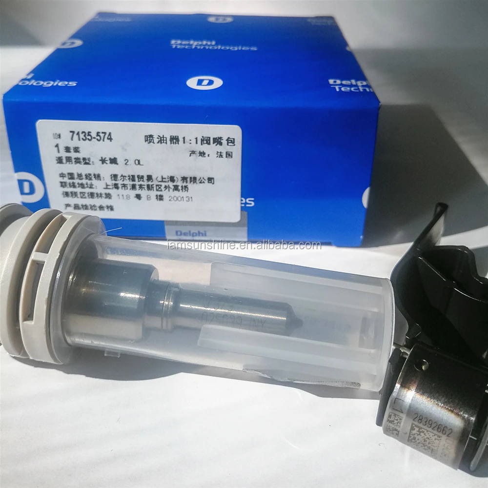 Комплект для ремонта инжектора 7135-574, клапан сопла 7135574 L379PBD 9308-625C,28392662 для инжектора 28231014,1100100-ED01,7135-574