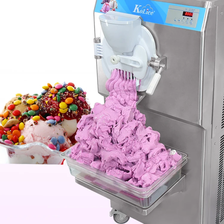 Kolice Hot selling large capacity commercial gelato /hard ice cream machine /italian ice