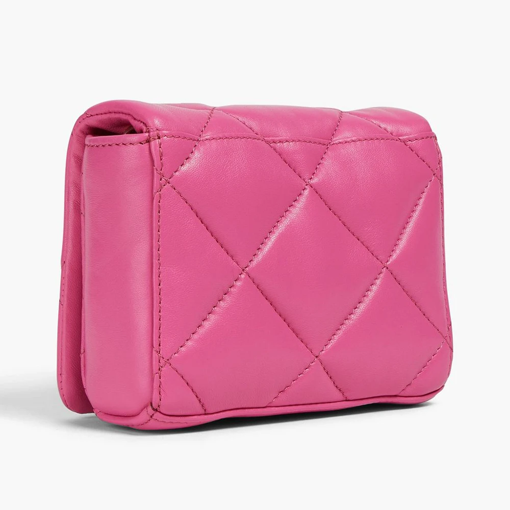 2024 Trendy Should bags Wholesale Fashion Hot Pink Women Lager Unique Metal Chain Diamond Clutch bag handbags