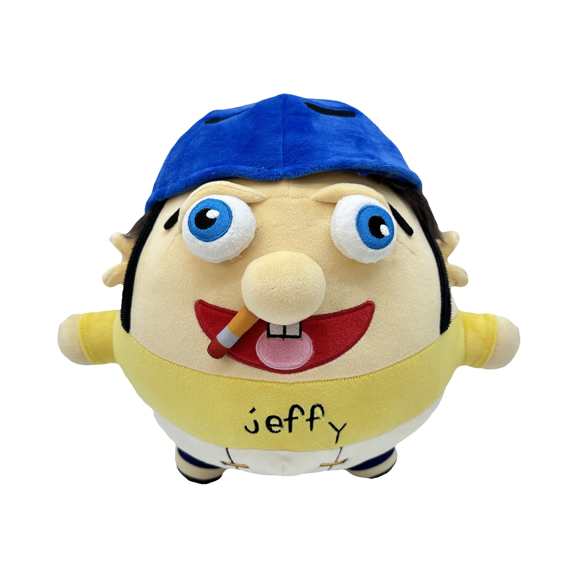 Thicc Jeffy Plush Toys Jeffy Boy Plush Doll Pillow Children Soft Doll Talk Show Party Props Interactive Stuffed Animal Kids Gift