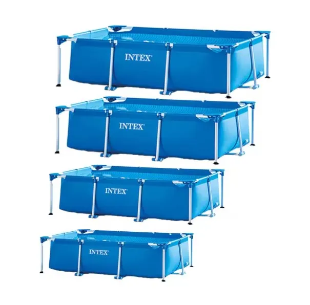 Intex 28272 Pvc Thickened Rectangular Tube Frame Pool Non-inflatable Children/s Family Swimming Pool