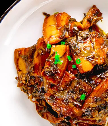 MRE meal vacuum packed ready to eat custom oem party Travel Military Camping 3R food preparation Braised Pork with Preserved