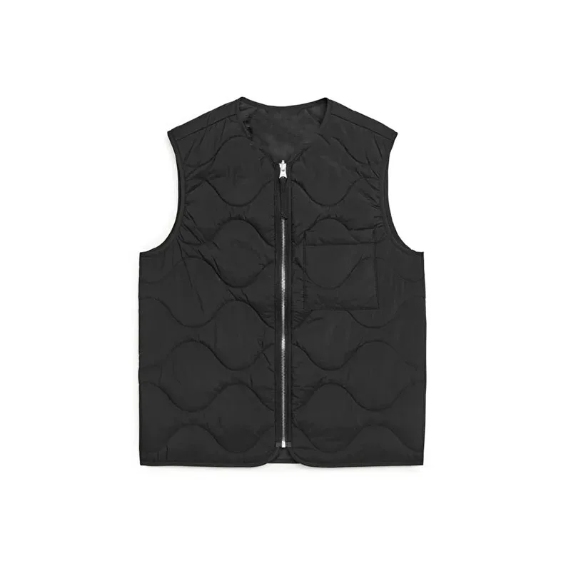 Outdoor Puffer Vest Winter Coat Custom Logo Wholesale Sleeveless Fashion Windproof Jacket For Men