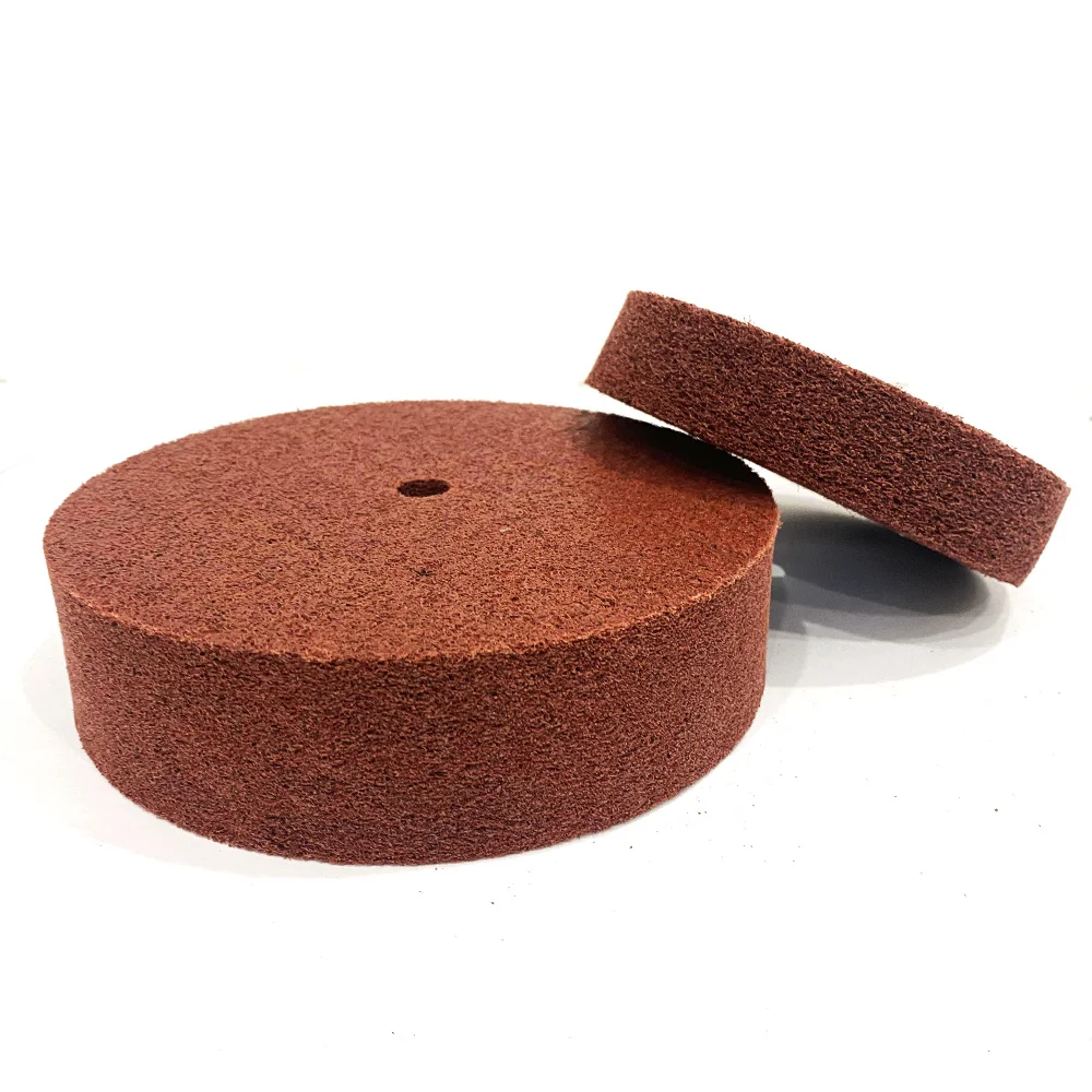 Nylon Fiber Buffing Wheel Abrasive Silicon Carbide Wheel With 12Inch Inner Hole For Bench Grinder