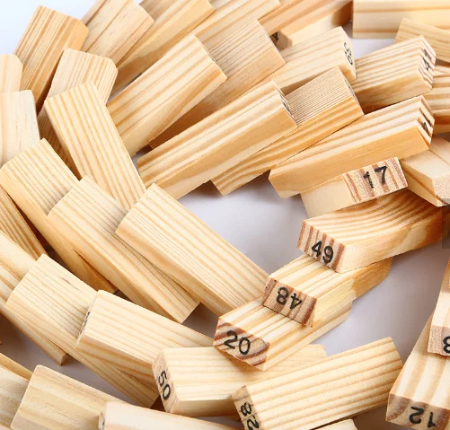 Wooden block Stacking high toys game for  kids ,   Baby Wooden Blocks   toys