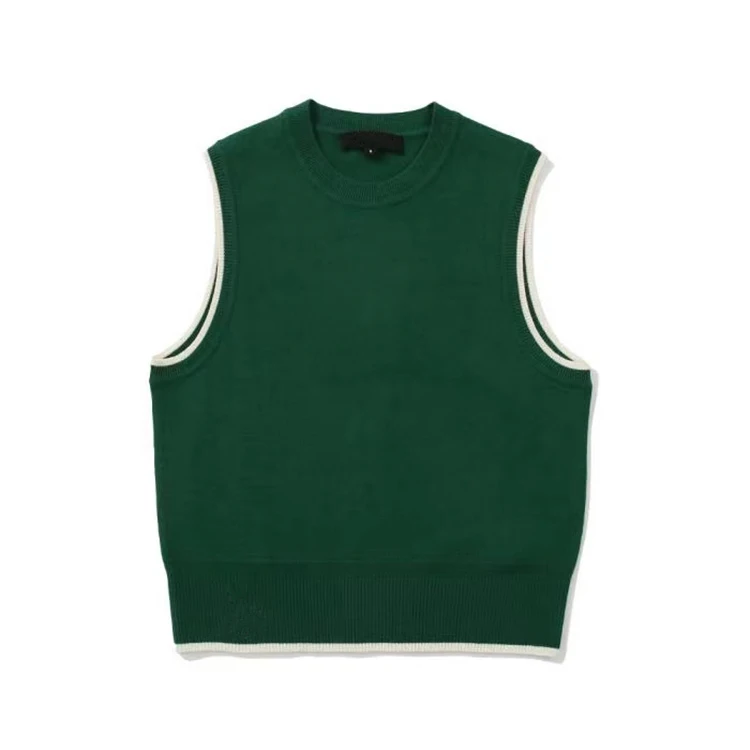 Golf Clothing V-neck Golf Vest Autumn Winter Sports Knitted Vest