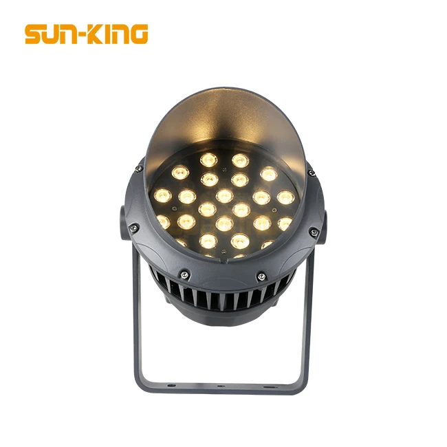 Waterproof Outdoor Aluminum Decoration 36W led flood light ip65 dc24v ac85-265v RGB led spot light for farm garden lawn