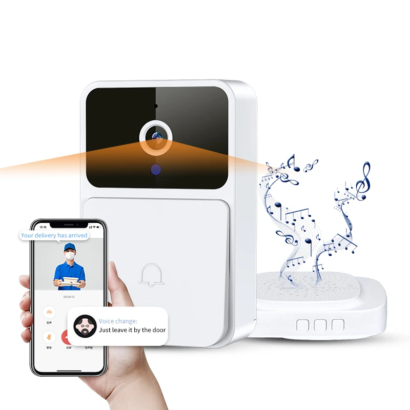 Умный беспроводной домашний Видеозвонок M7, мини-звонок с Wi-Fi, звонок для HD-камеры