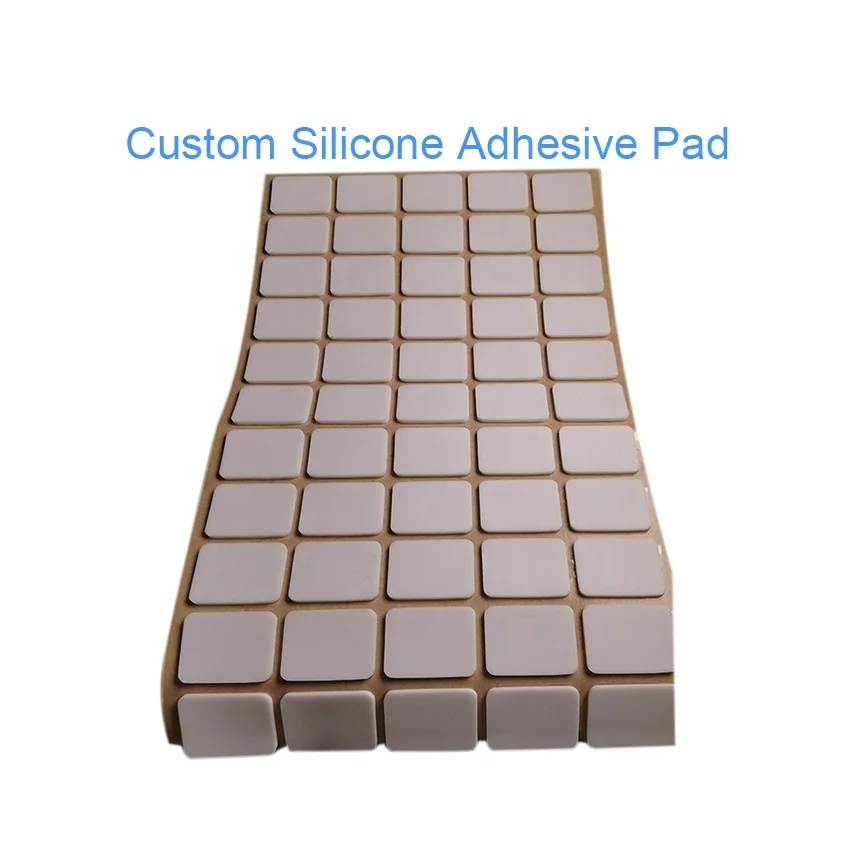 Byphane Custom Die Cut Anti Slip Black Clear Double Sided Adhesive Tape Bumper Washer Feet Pad Dot Gasket Silicone Rubber