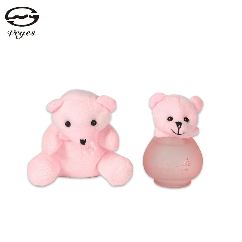 50 мл синего и розового цвета с милым медведем, флакон духов фруктовый аромат для парфюма сладкий оригинальный длительный цветочный детский парфюм