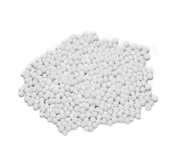 Inert high alumina ceramic balls round activated alumina pellet