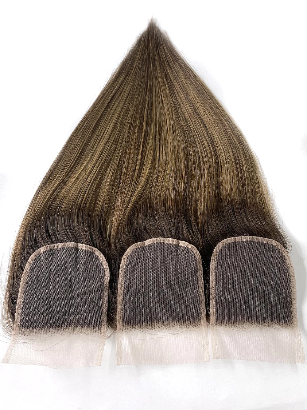 2024 100% Virgin Human Hair 4x4 4*4 Silk Base Lace Closure For White Women Silk Invisible Free Part Lace Closure