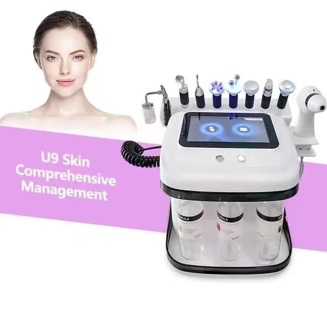 9 in 1 Hot Selling Waterproof Facial Cleaning and Firming Device Large Bubbles Enhance Skin Management Targeted for Nose