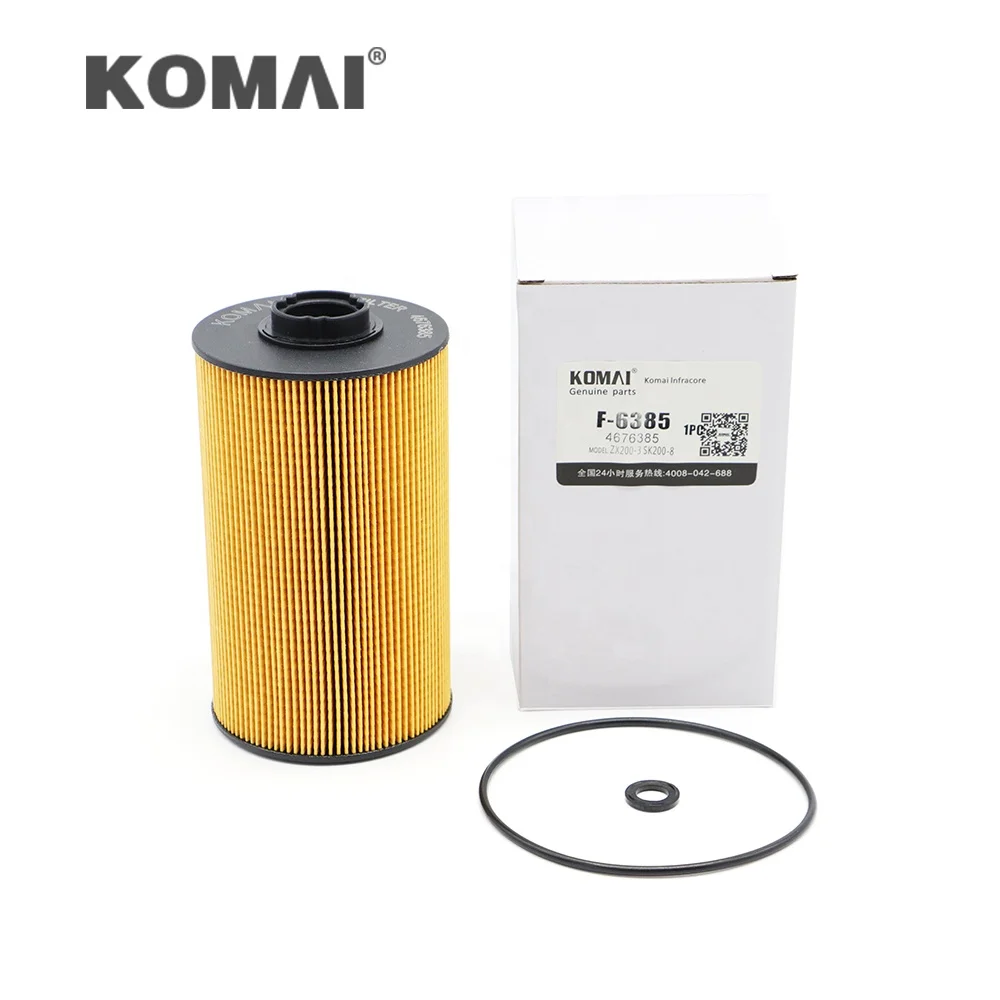 YN21P01068R100 Excavator ZX200-3 ZX210-3 4676385 KHH12030 Fuel Filter Element LS21P01013R100