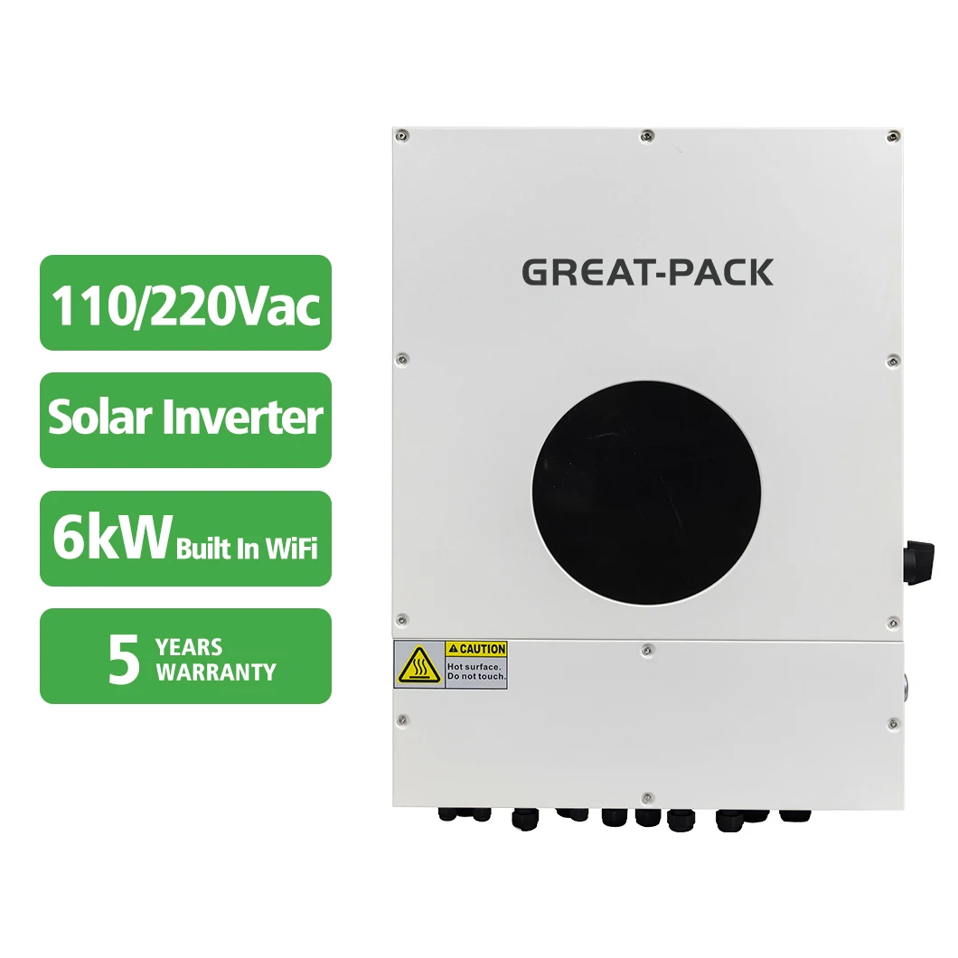 Us Version Ip 65 Waterproof Output-Split Phase 208/240v Mppt 7kw Solar Inverter Solar Power System