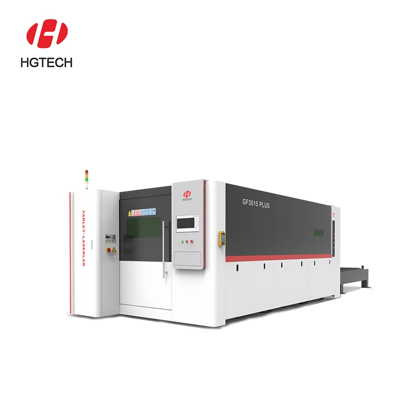 HGTECH Best Price Superior Quality Steel Metal Format Precision Lesar Plant Double Head Cnc Laser Cutting Machines