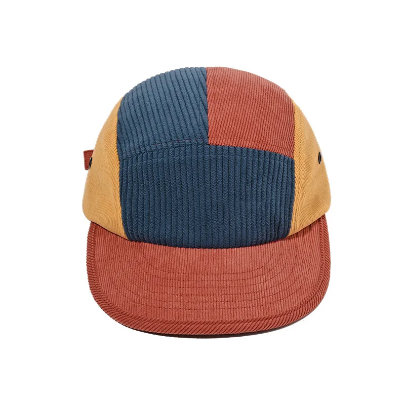 Blank Plain Camp Cap Snapback Custom Five Panel Sports Running Hat Duckbill Outdoor Camper 5 Panel Cotton Camping Hat