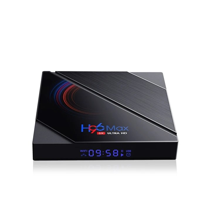  Новейшие 6K TV Box H96 MAX H616 Android 10 0 Smart 4 Гб оперативной памяти 32 встроенной памяти/64 HD 2 двухъядерный процессор Wi-Fi H96max мини HK1 коробка 3D видео