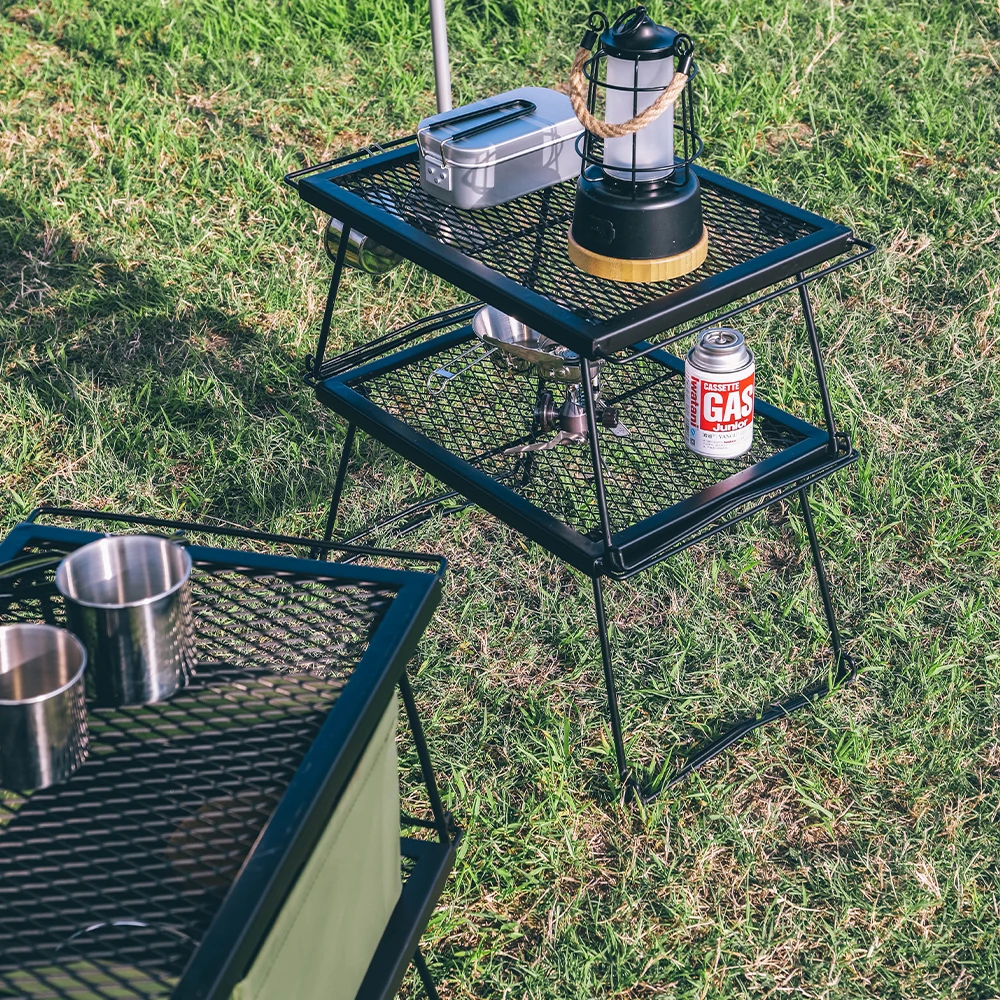 Folding Tables Camping Portable Barbecue Net Table Outdoor Hiking Picnic Table