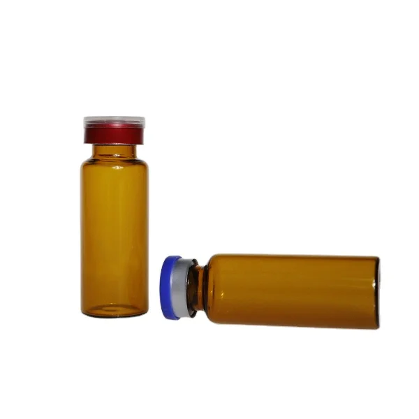 Transparent Vaccine Medical Borosilicate Glass Bottle Vial