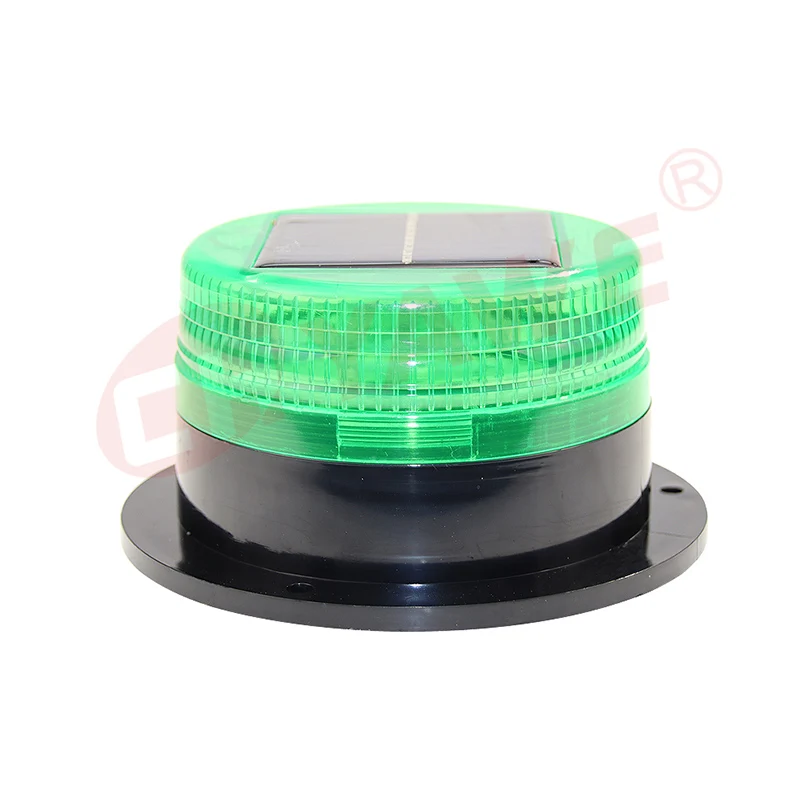 Solar Magnetic LED Traffic Emergency Strobe Beacon Warning Light Solar Powered Flashing Light