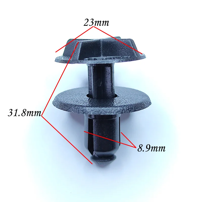 Aoda 20pcs Nylon Battery Cover and Cowl Panel Clip Fasteners for Land Rover Range Rover Discovery Sport Evoque OE LR024316 Auto Clips