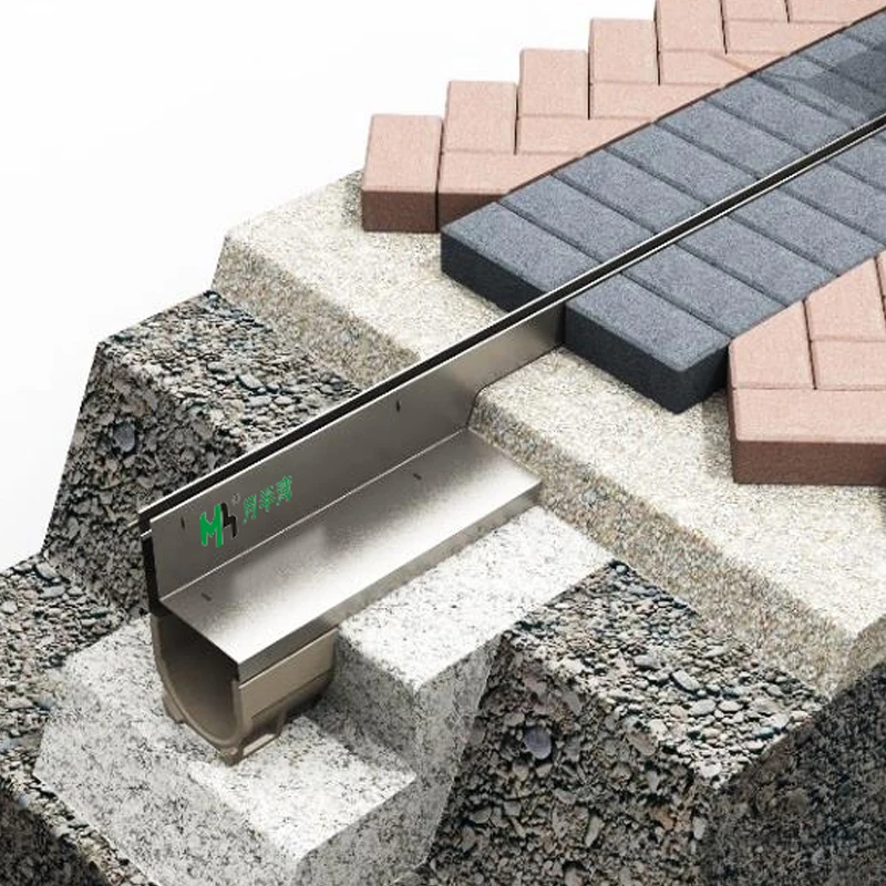 New arrival rain drain floor drain gutter system  polymer concrete channel for driveway
