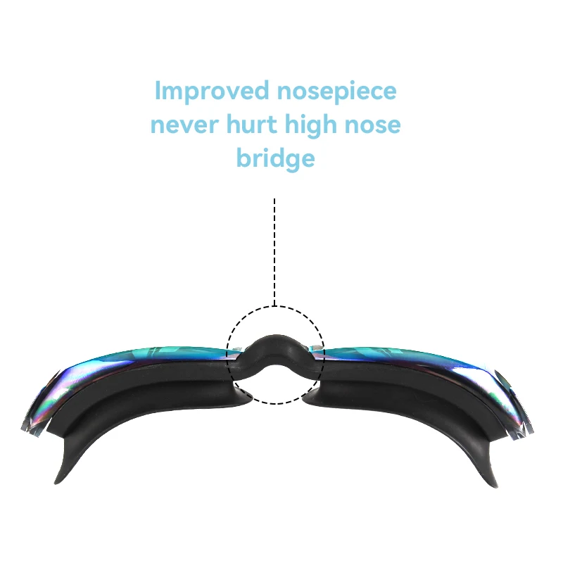 Popular Anti Fog Large Frame Mirror Coated Swimming Goggles Outdoor Summer Water Sports Swim Goggles