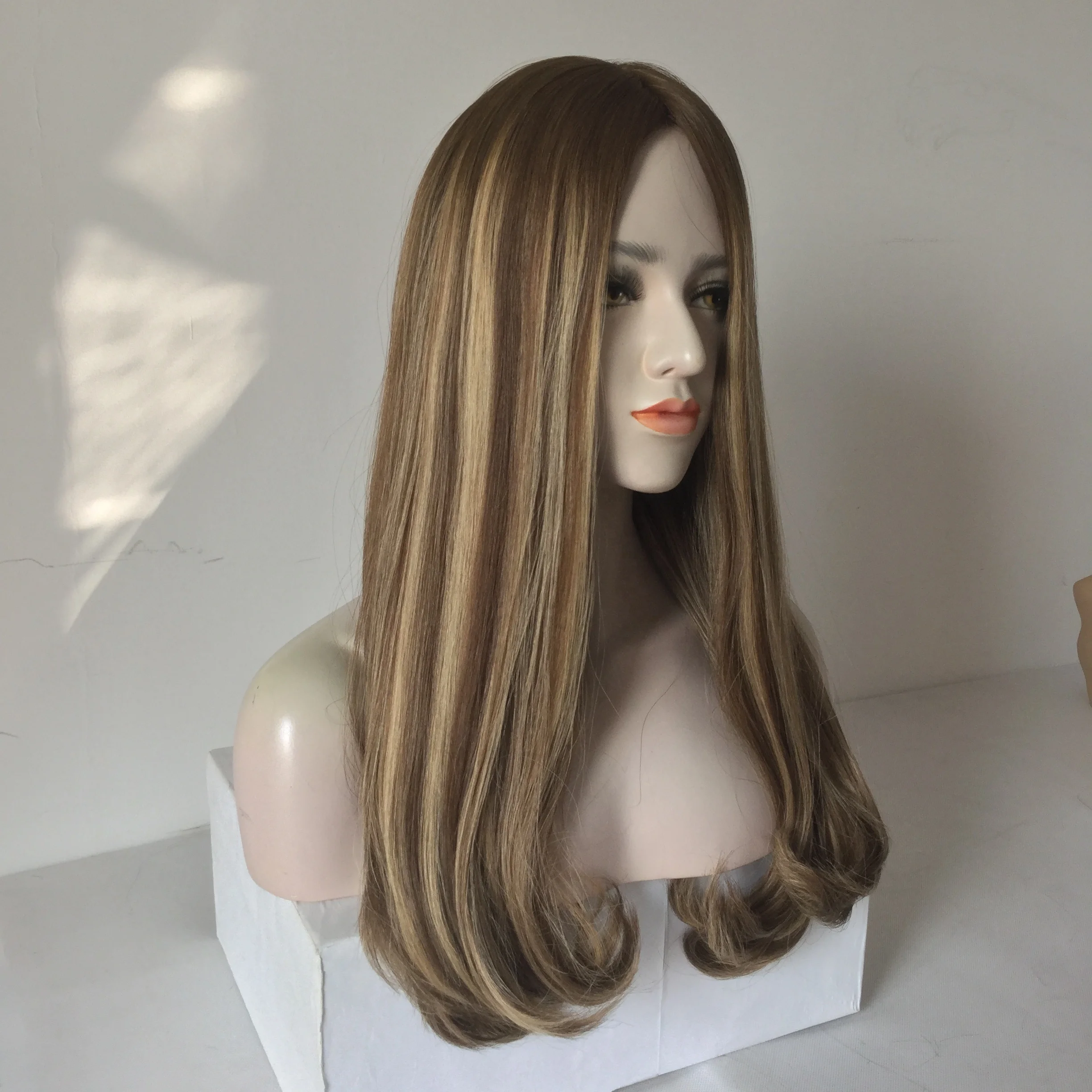 LX18  Certified Top Lace Wig Multidirectional  Skin Top virgin human  European hair Jewish Kosher wigs Manufactural