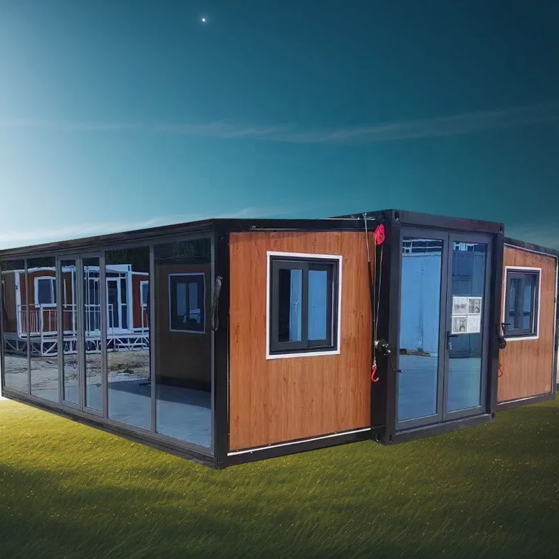 Lower Cost Expandable Container Home  House 40ft Prefabricated Container Module House With 3 Bedroom