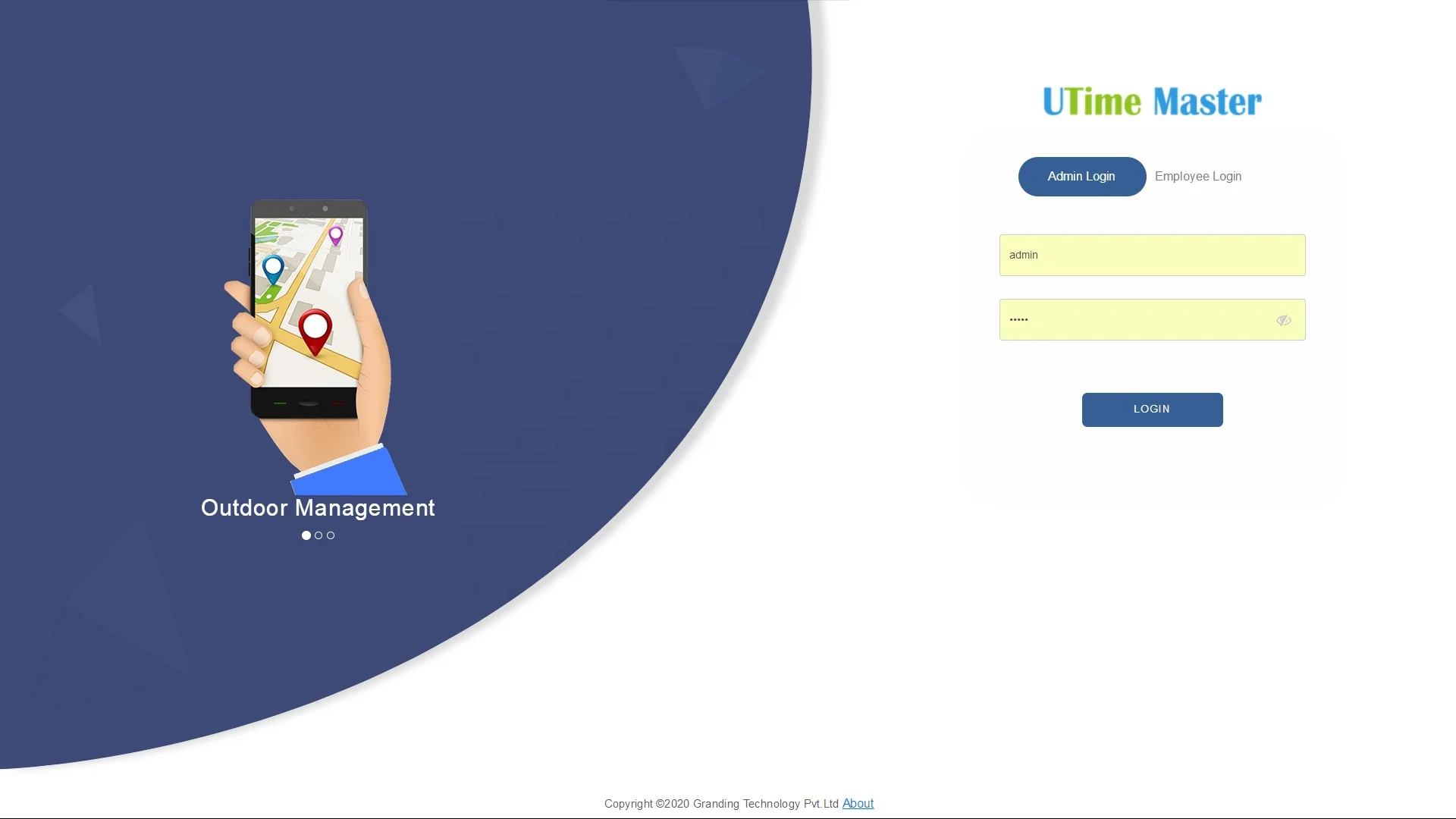 BioTime8.0 UTime Master  Customized UTime Master for  Time Attendance Web Software