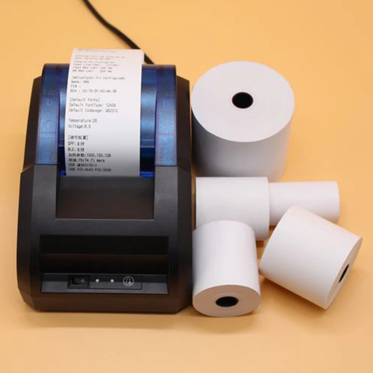 Hotel POS Printing Thermal Printer Paper Receipt Roll 80x70mm Supermarket Cash Register Paper Rolls