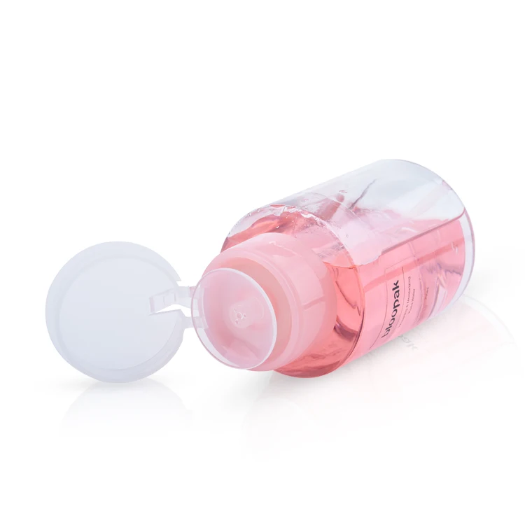 High quality 33/410 nail polish remover bottle with pump,remover nail polish pump dispenser for bottle,nail polish bottle round