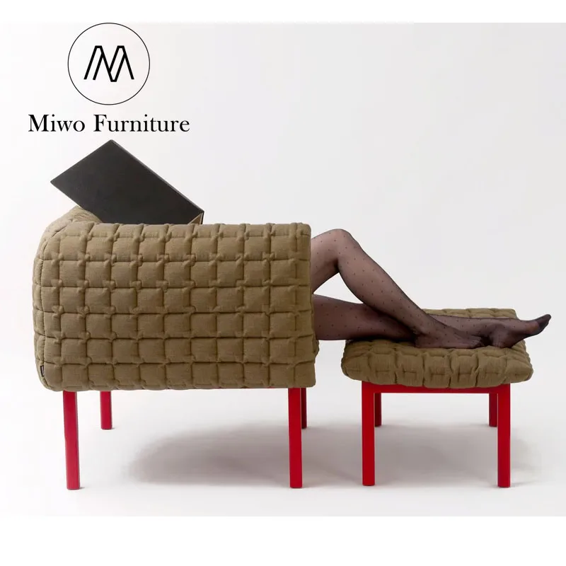 italian single sofa Wooden Lounge chair armchair living room chairs furniture single sofa velvet fabric leisure chair